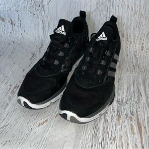 Adidas Black Tennis Shoes Men’s Size 9.5 Athletic Sneakers